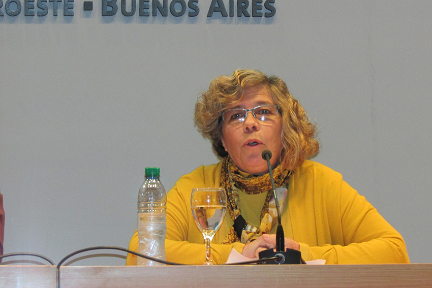 María de las Mercedes Filpe. Directora del Instituto de Diseño e Investigación UNNOBA